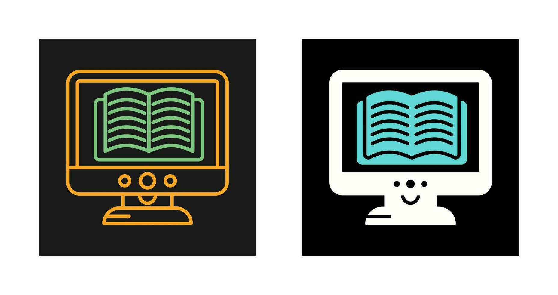 Ebook Lcd Vector Icon