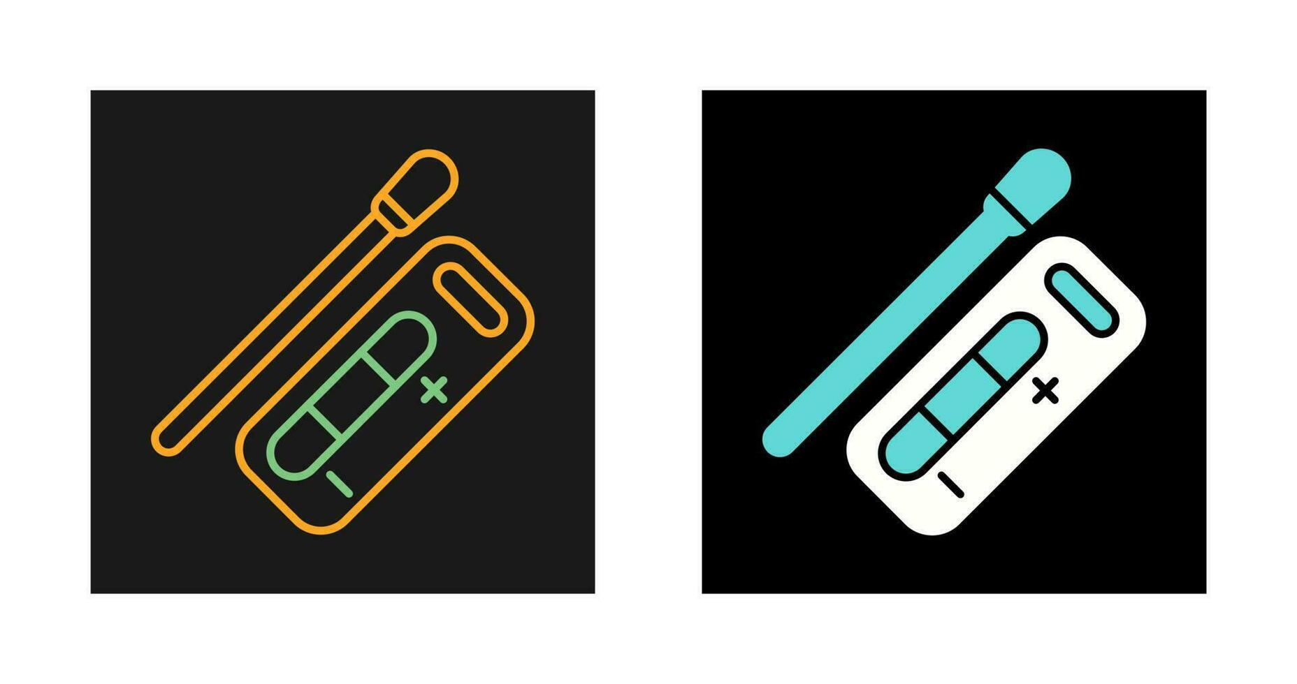 Rapid Test Vector Icon