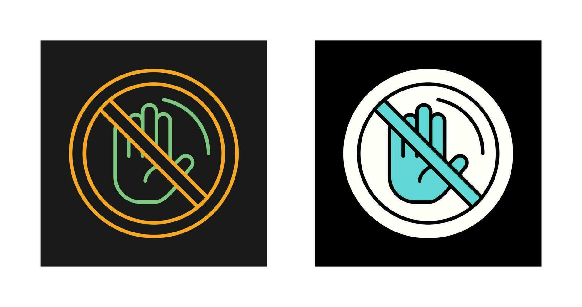 No Passing Vector Icon