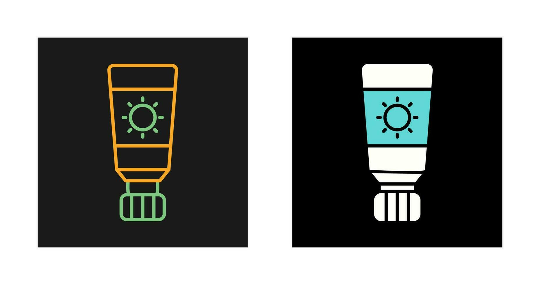 Sunscreen Vector Icon