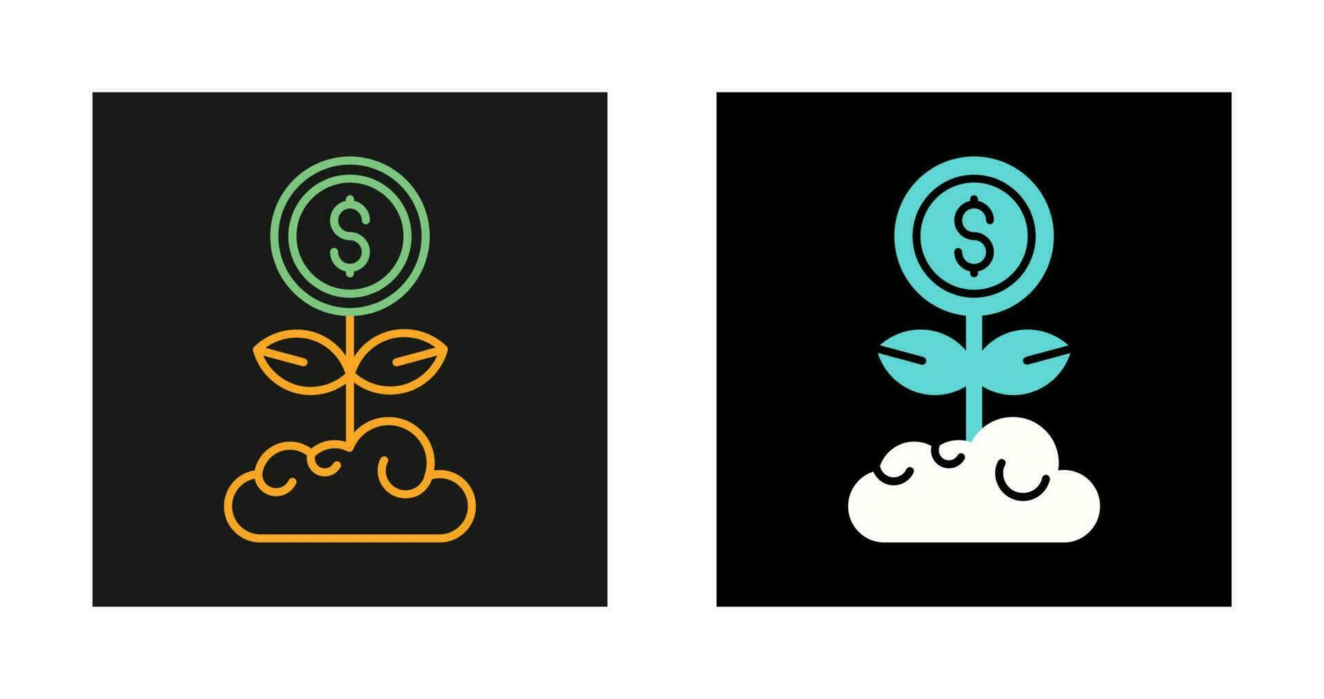 icono de vector de inversión