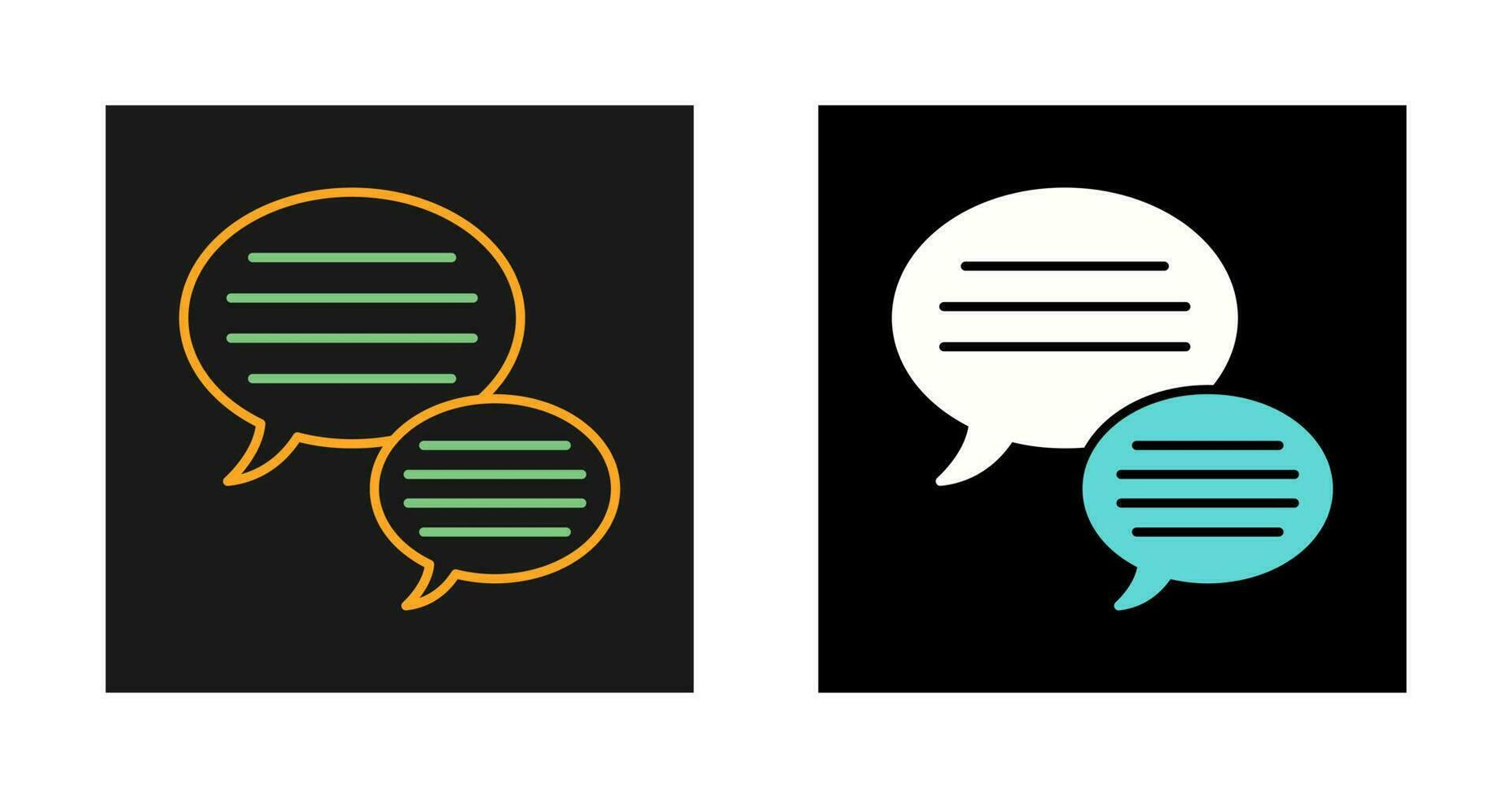 icono de vector de burbuja de discurso