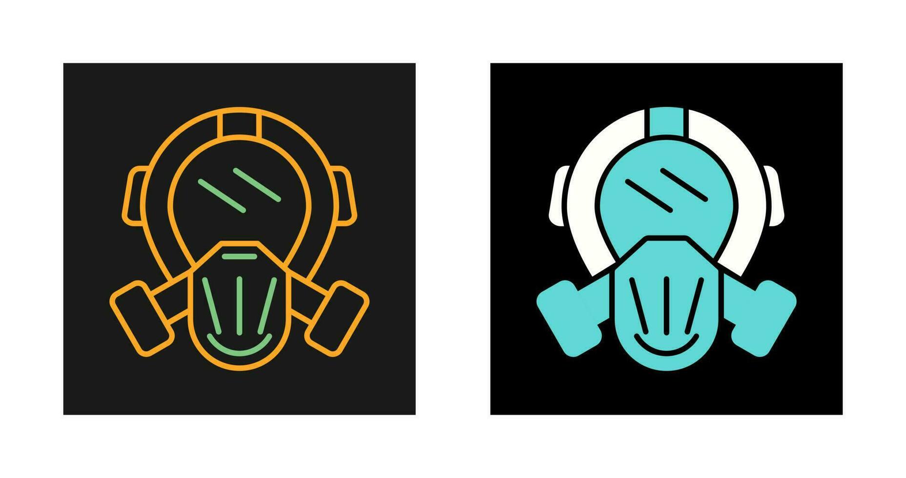 Gas Mask Vector Icon