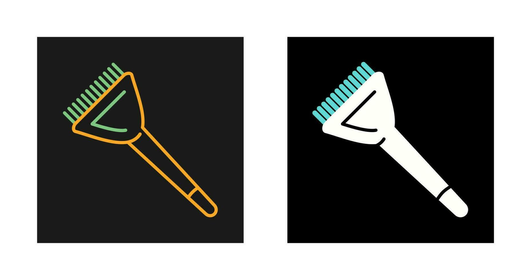 Hair Dye Brush Vector Icon