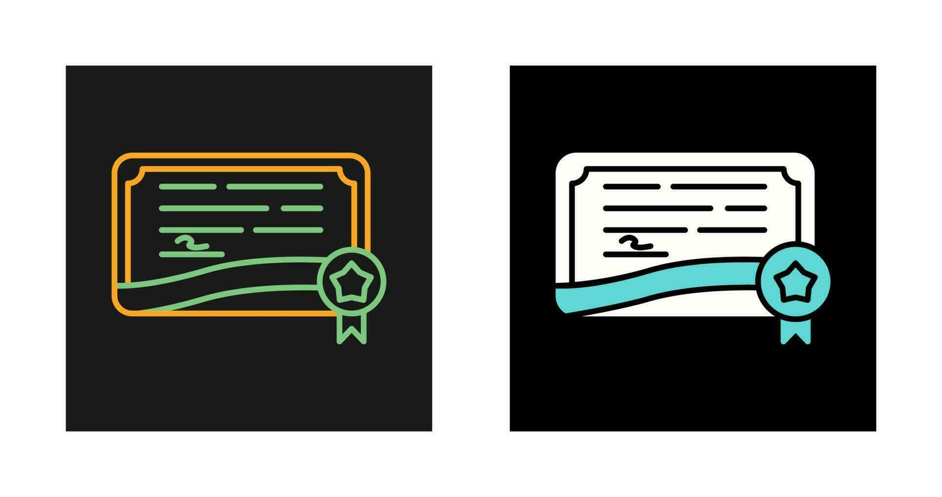 Certificate Vector Icon