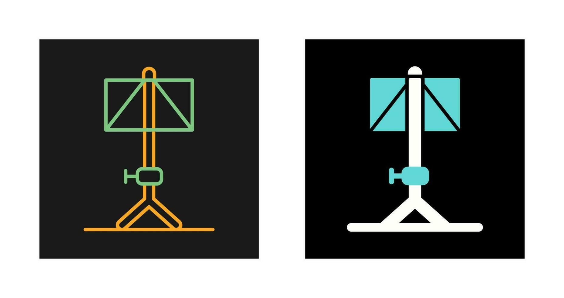 Music Stand Vector Icon