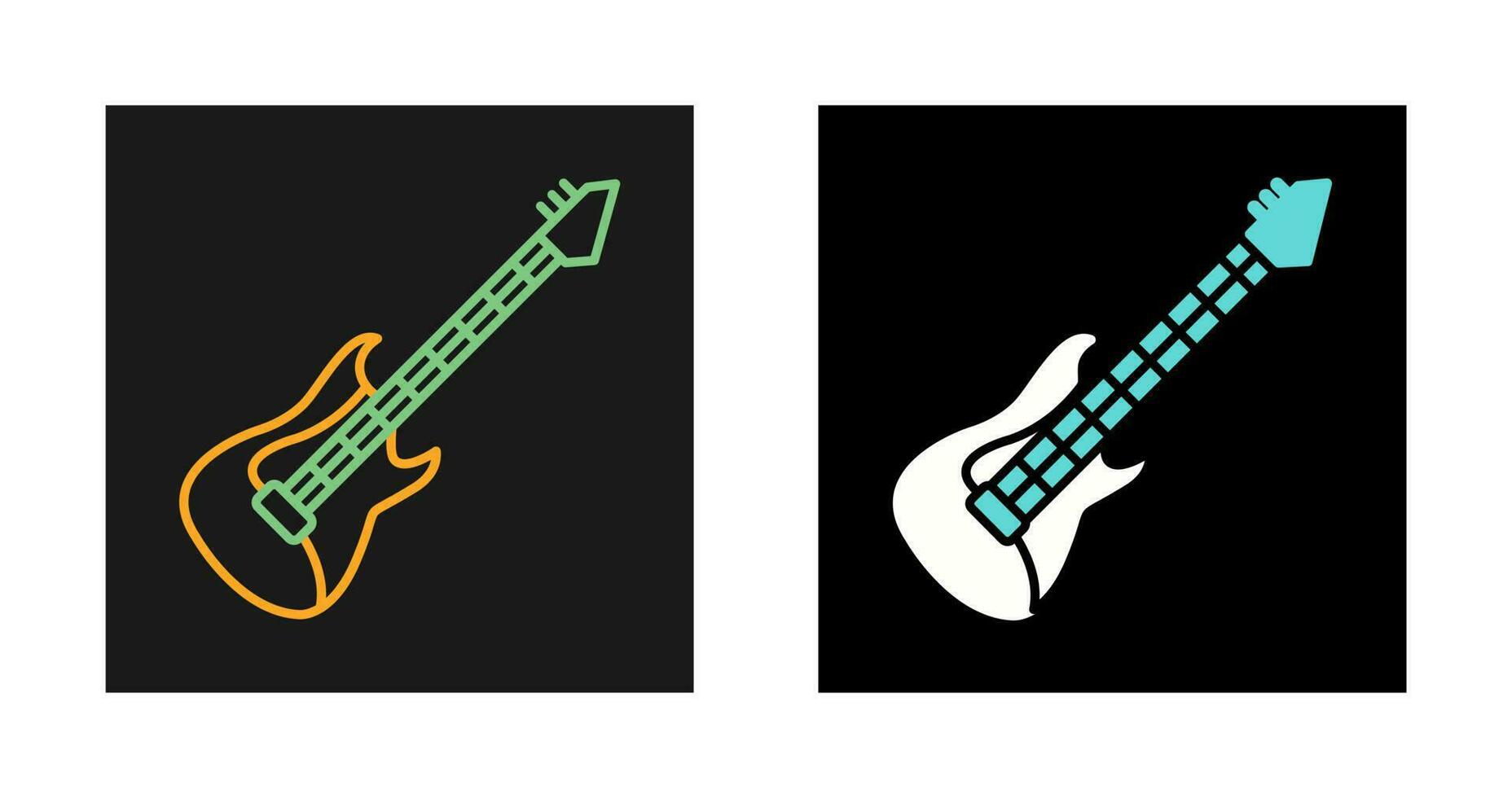 Electric Guitar Vector Icon