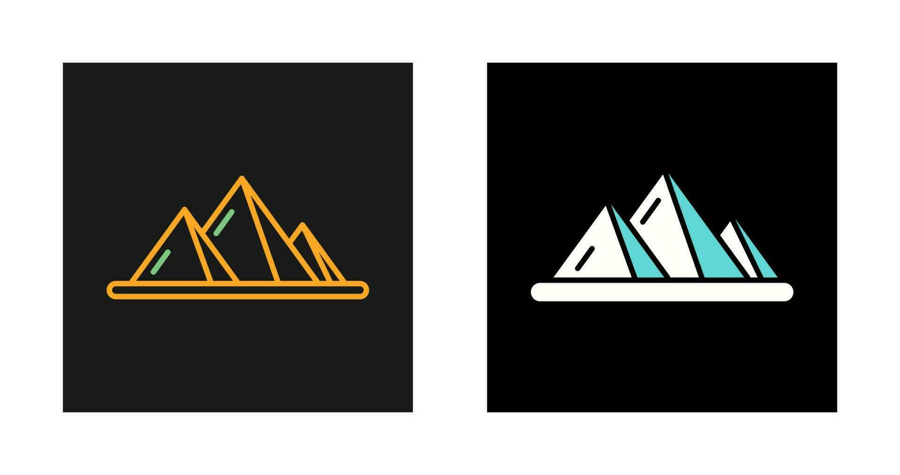 Pyramid Vector Icon