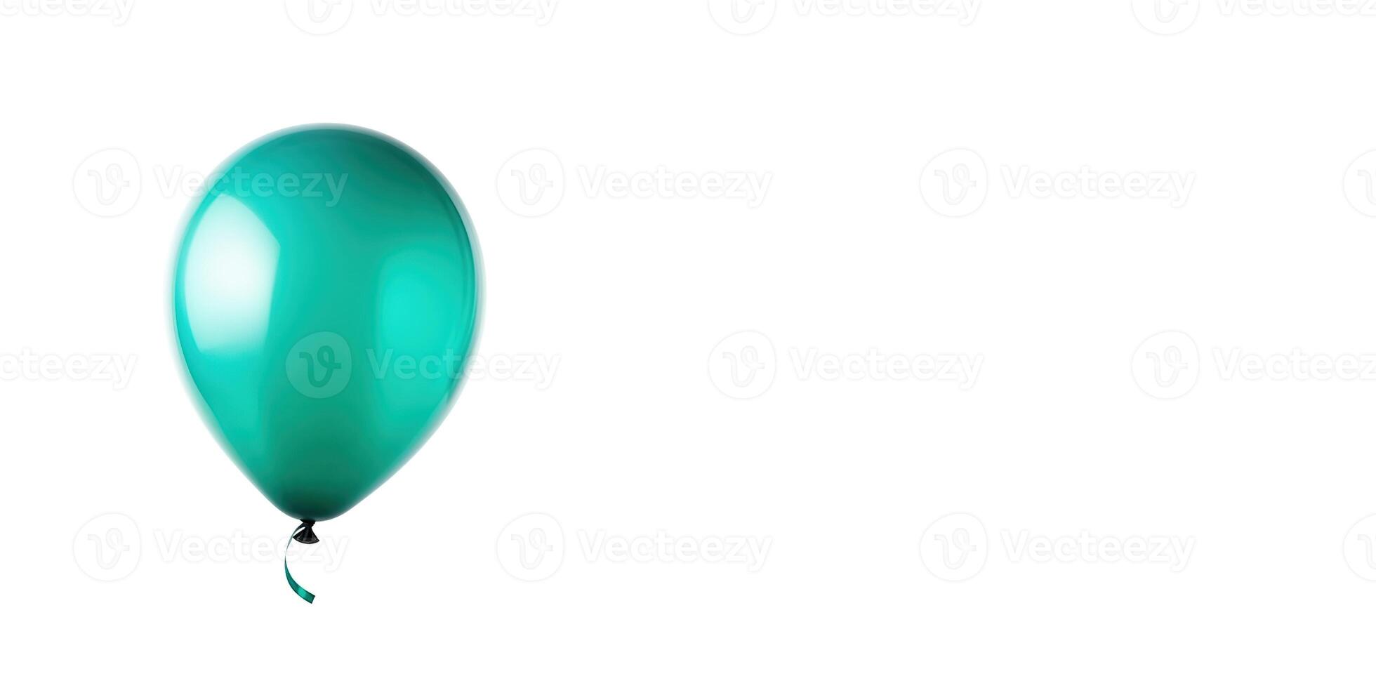 a Balloon on White Background and Space for Text Mockup Illustration with photo