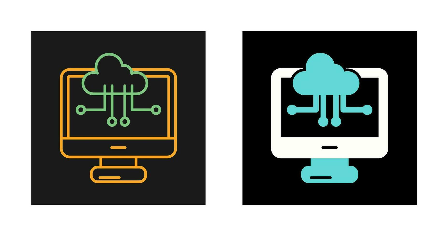 Cloud Computing Vector Icon