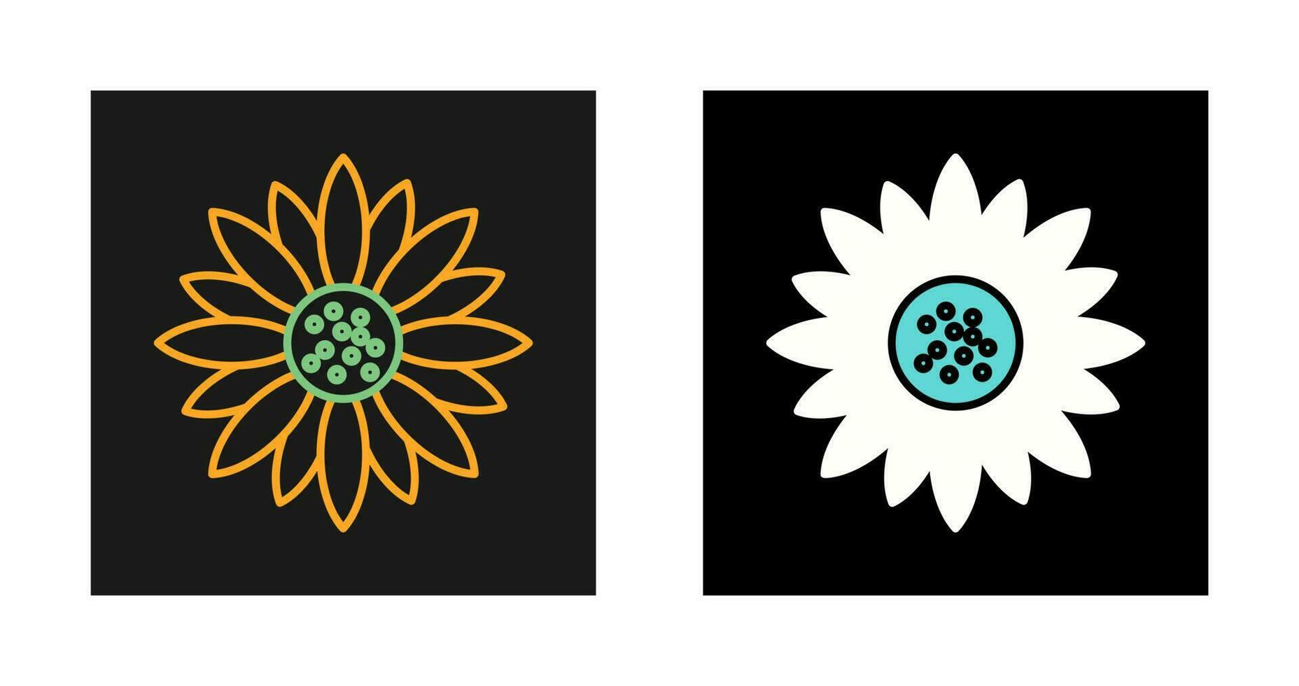 Sunflower Vector Icon