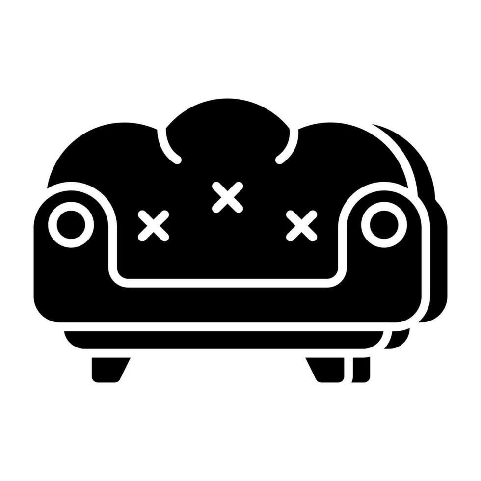 Modern design icon of sofa vector