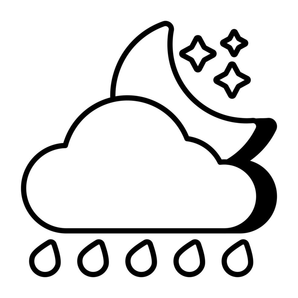 Rainfall icon in perfect design vector