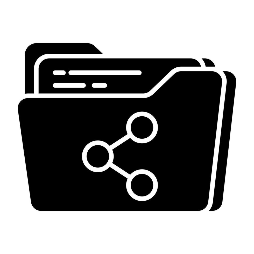 Premium download icon of share folder vector