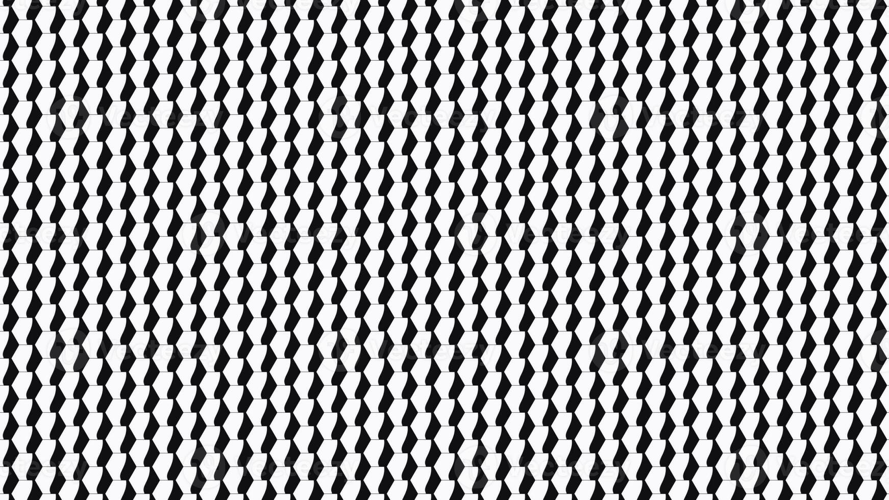 Abstract Hexagon Honeycomb Black And White Map Matt Color Background photo