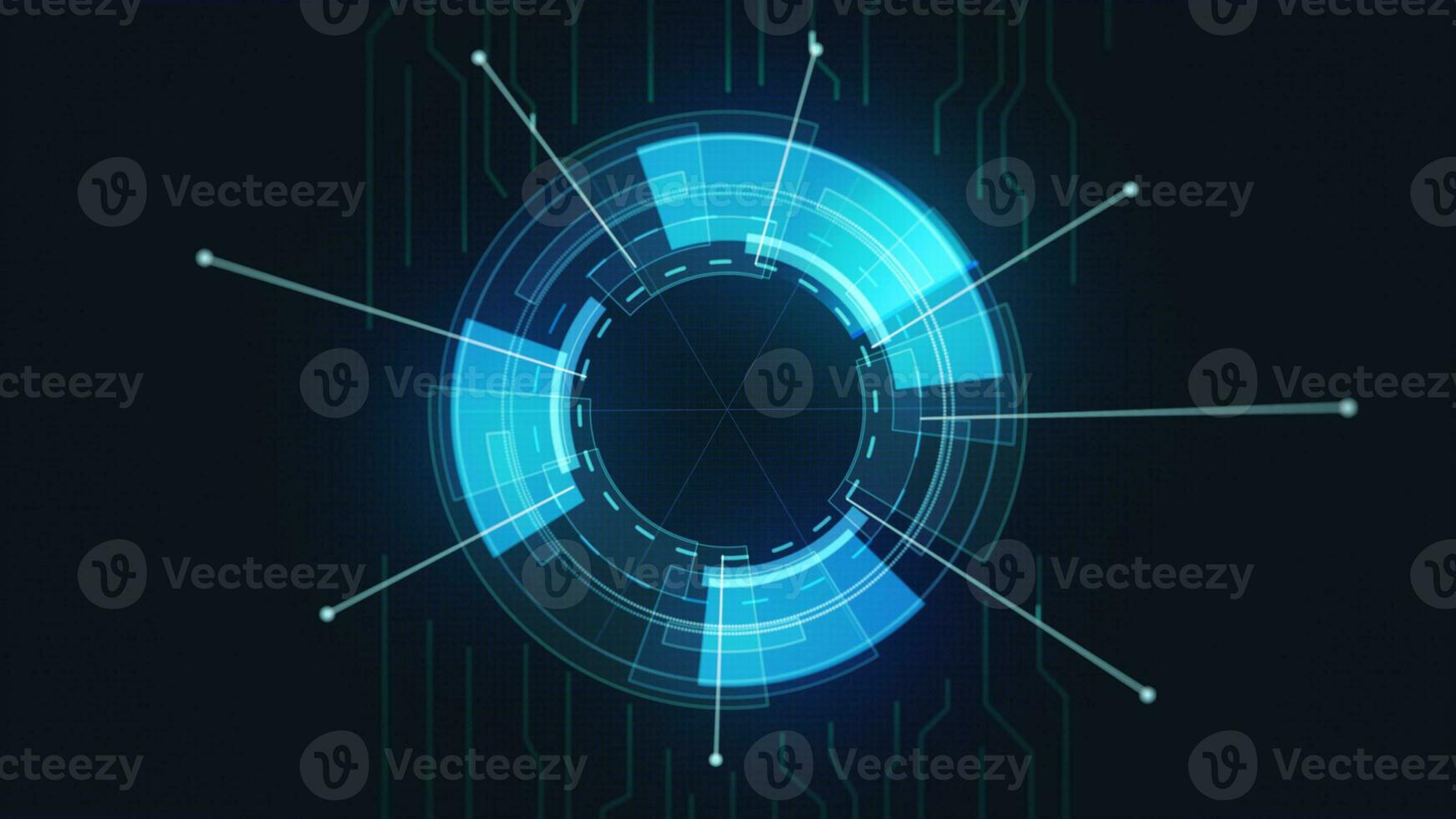 Show UI Security Systems Digital Technology Futuristic Hud Background photo