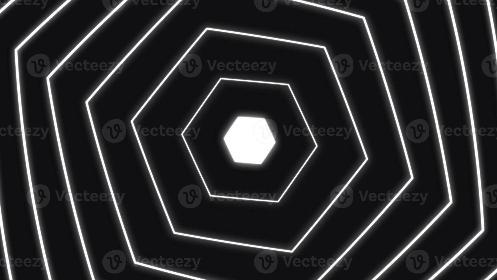Abstract Hexagon Zoom Black And White Background 24021039 Stock Photo at Vecteezy