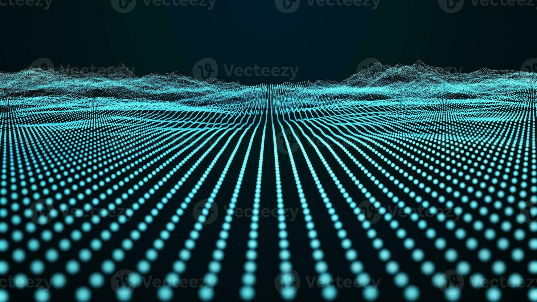 Digital Particle Field Technology Network Background photo