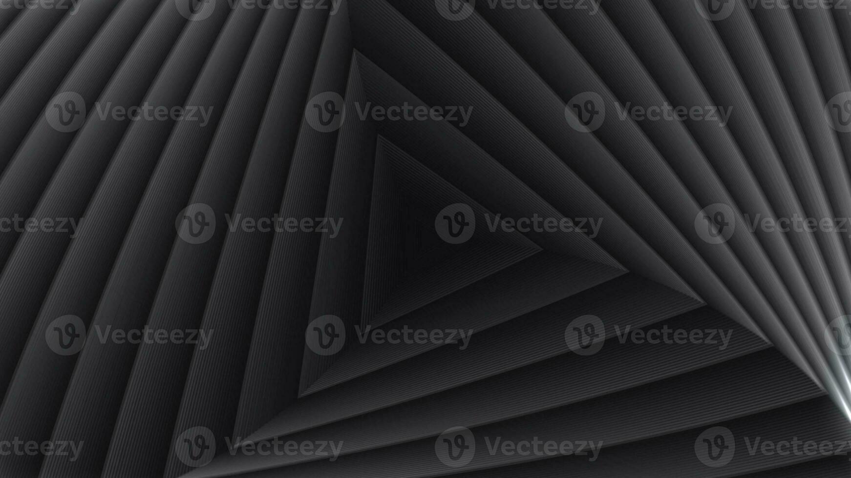 Abstract Triangle Infinity Zoom Black And White Background photo