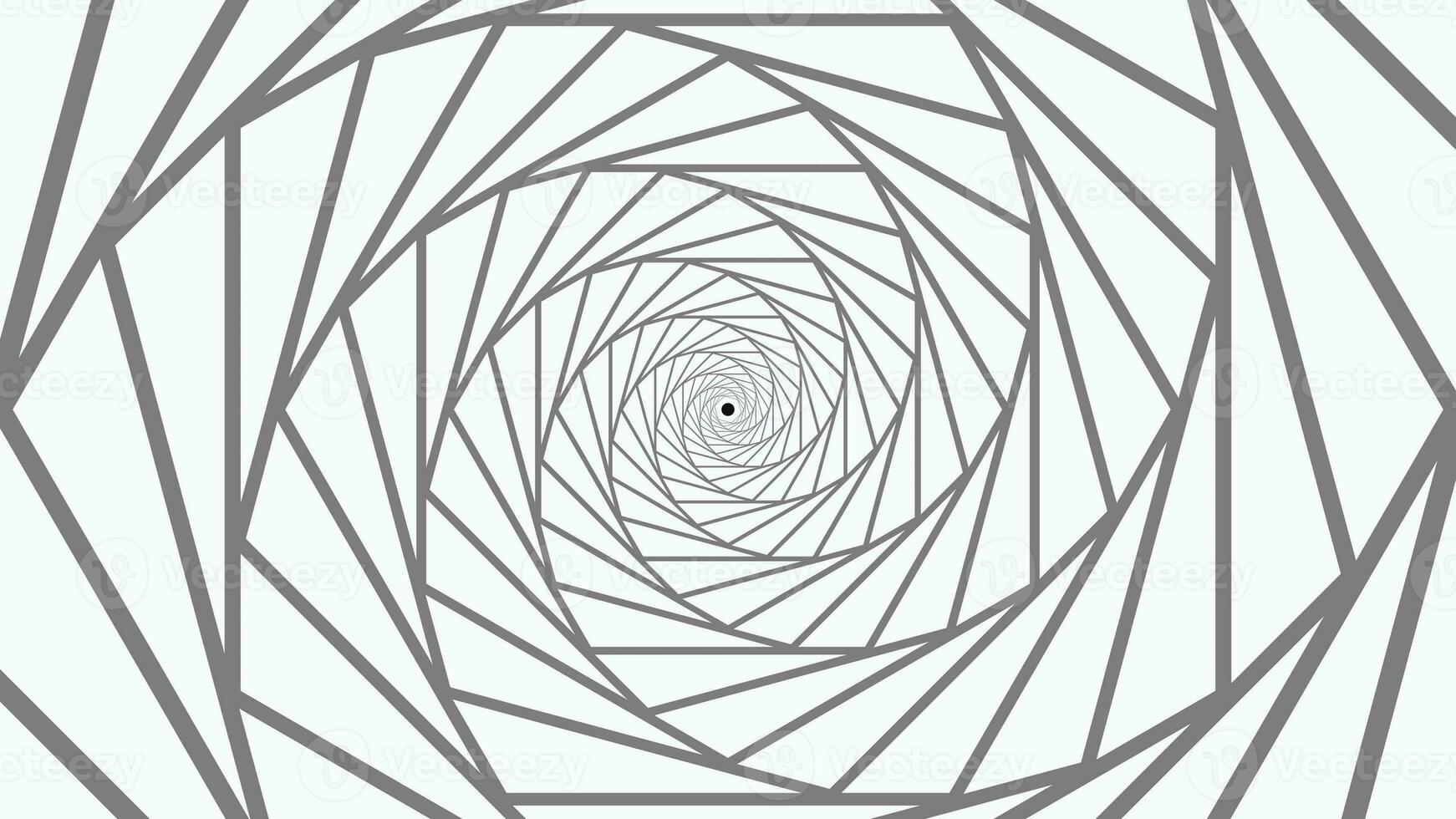 4K Black And White Line Art abstract Spiral Background photo
