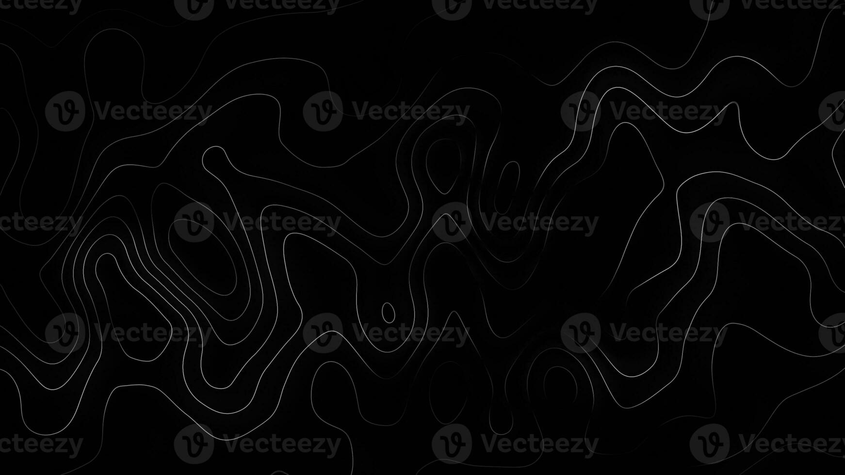 Abstract Wood Grain lines Stroke Wave Pattern Black And White Map Background photo