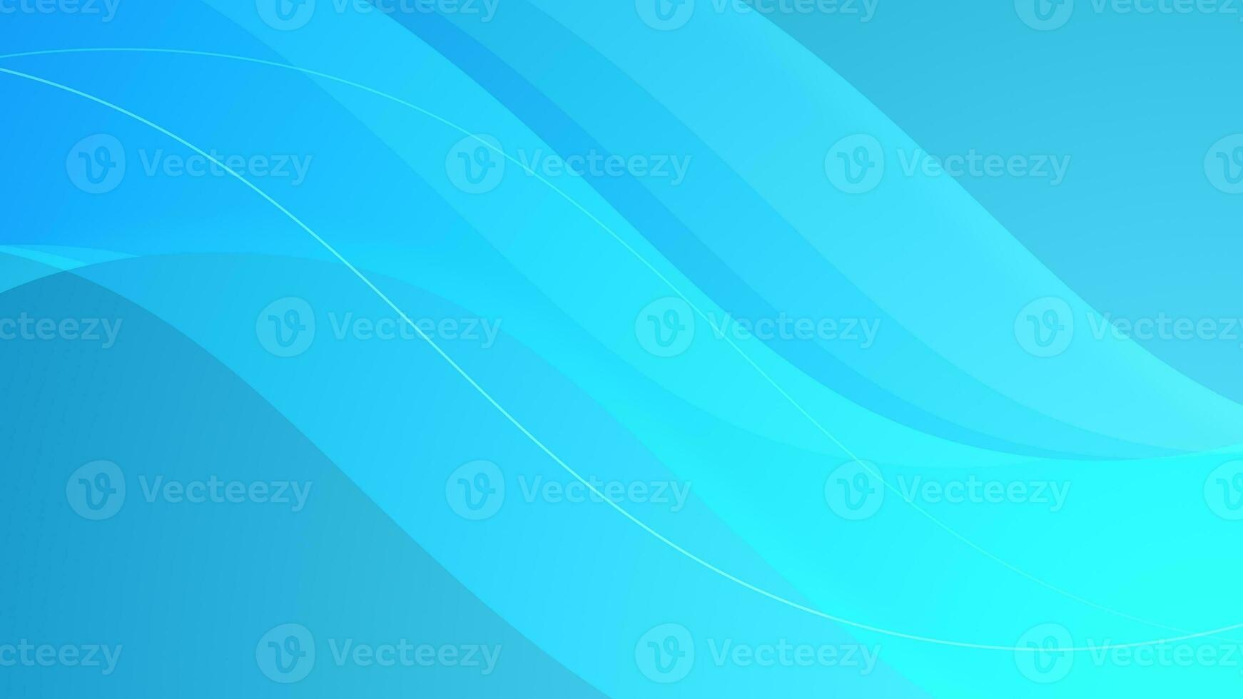 4K Clean Blue Color Wave Abstract Background photo