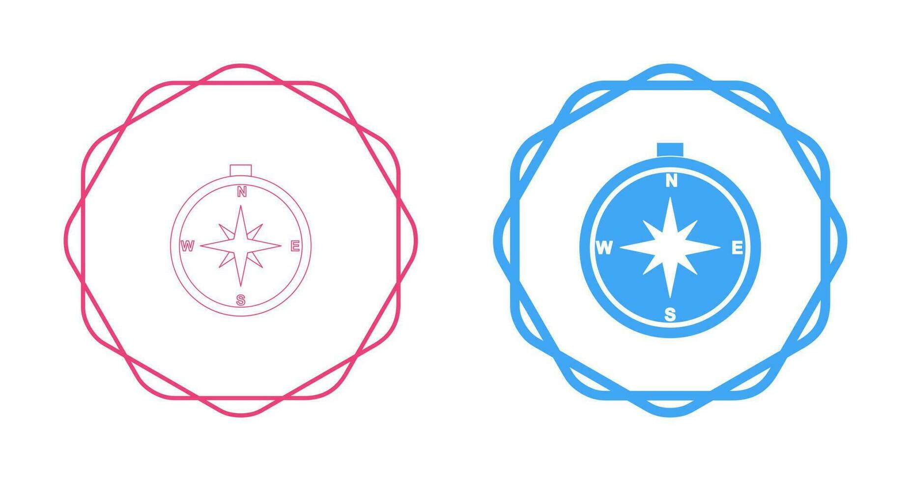 Compass Vector Icon