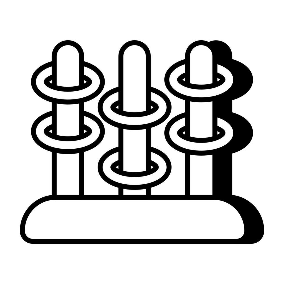 Modern design icon of ring toss game 24021278 Vector Art at Vecteezy