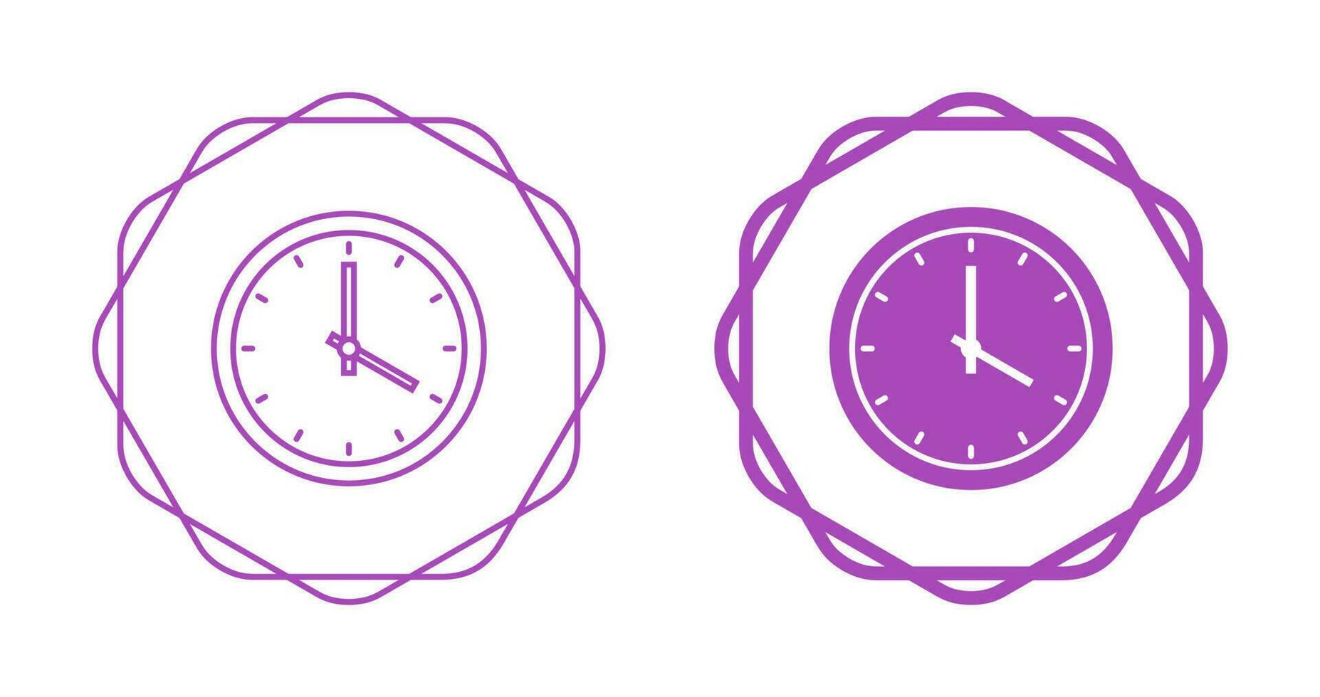 Clock Vector Icon