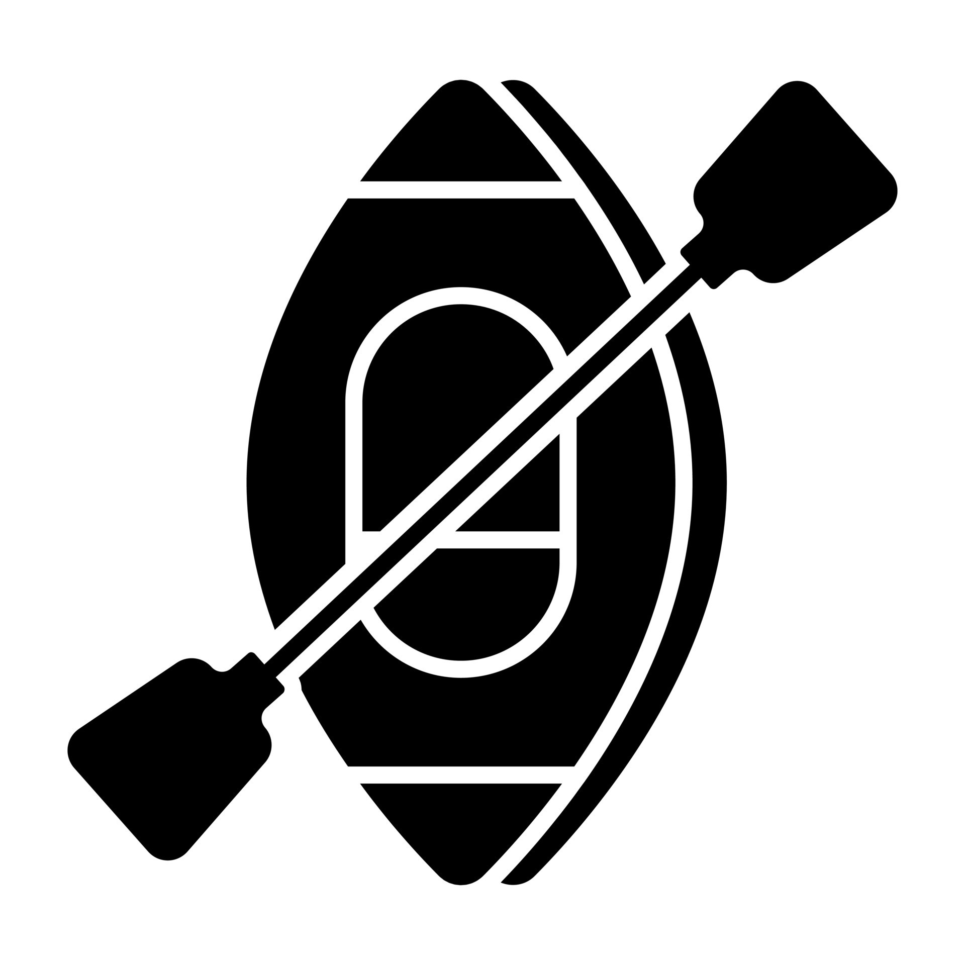 A solid design icon of canoe 24021806 Vector Art at Vecteezy