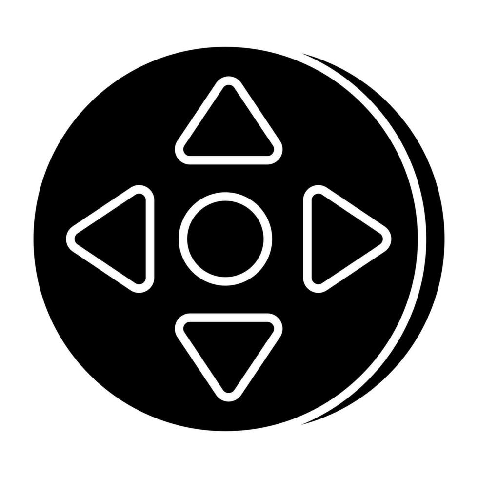 Editable design icon of control buttons vector