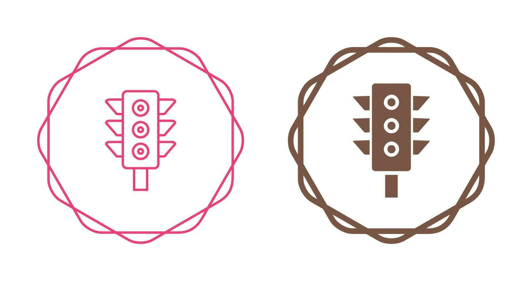 Traffic signal Vector Icon