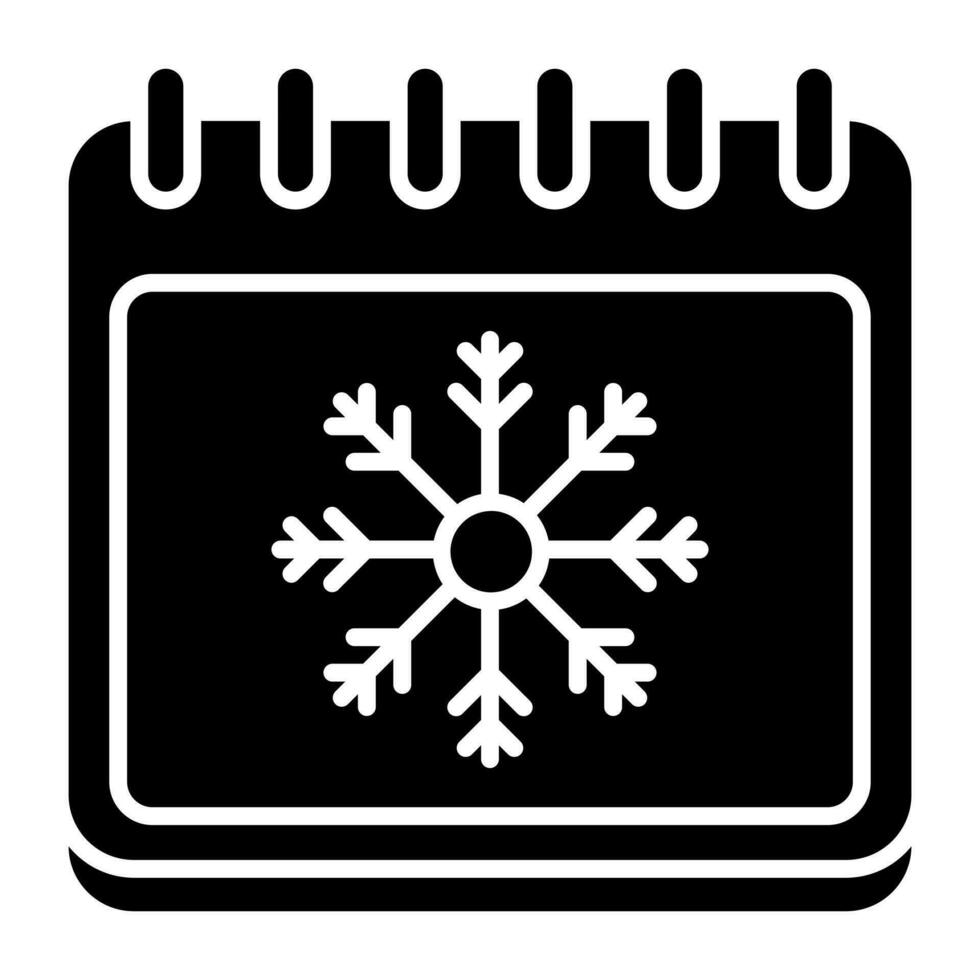 An icon design of winter season vector