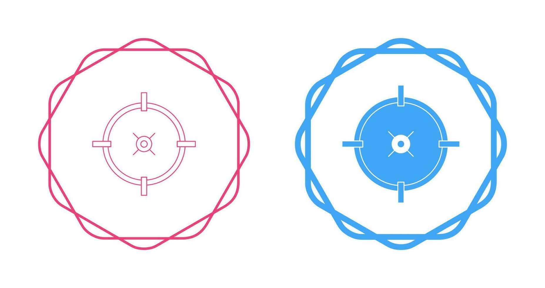 Target Location Vector Icon