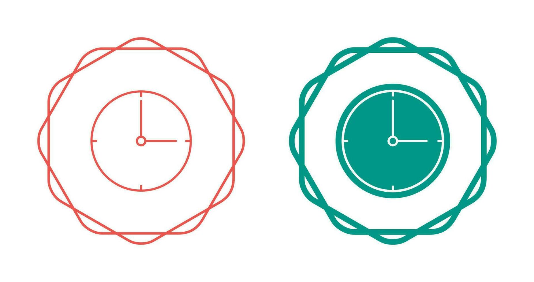 Clock Vector Icon