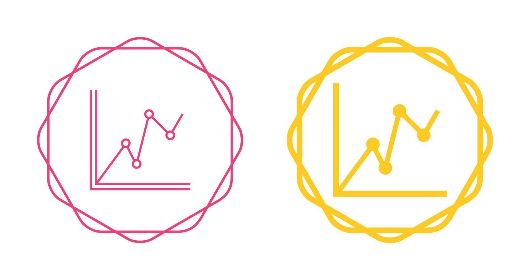 Statistical Graph Vector Icon