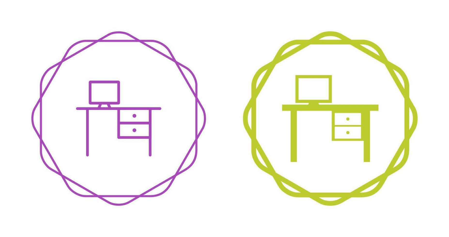 Desk Vector Icon