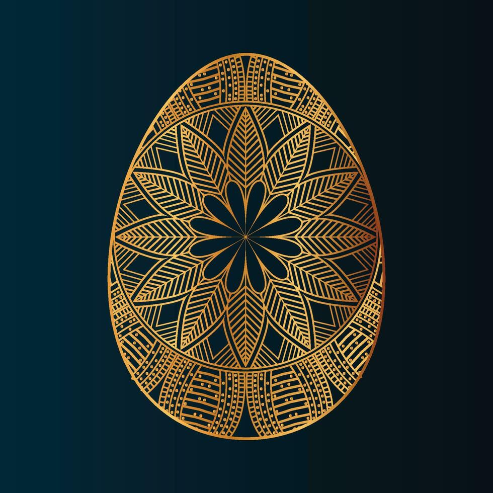 Pascua de Resurrección huevos en un blanco antecedentes. impresión para Felicidades. garabatear estilo.vector ilustración. vector