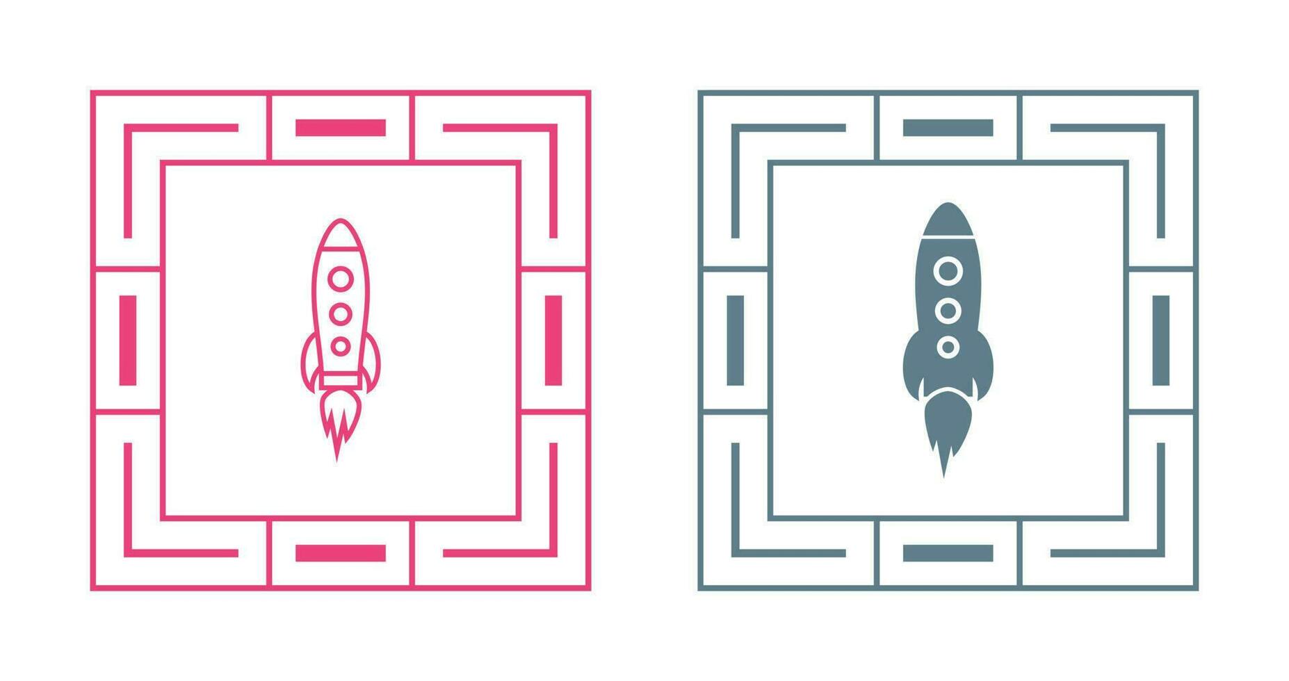Marketing Rocket Vector Icon