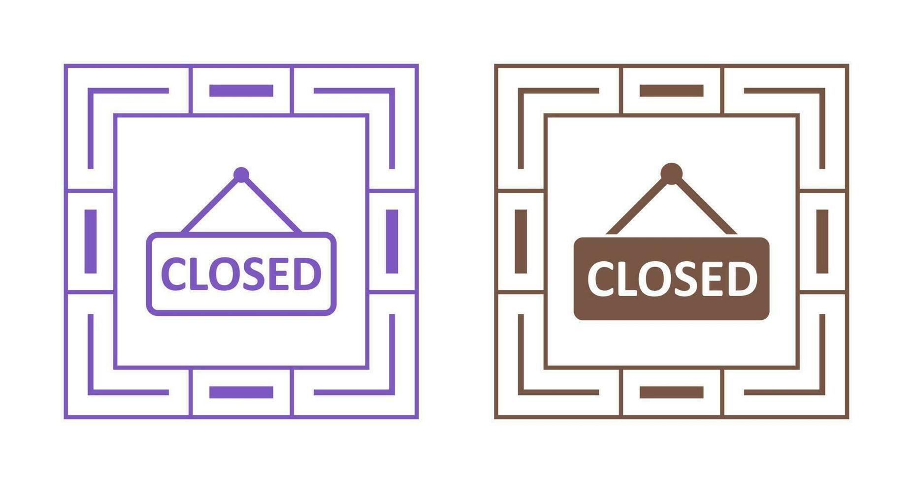 Closed Vector Icon