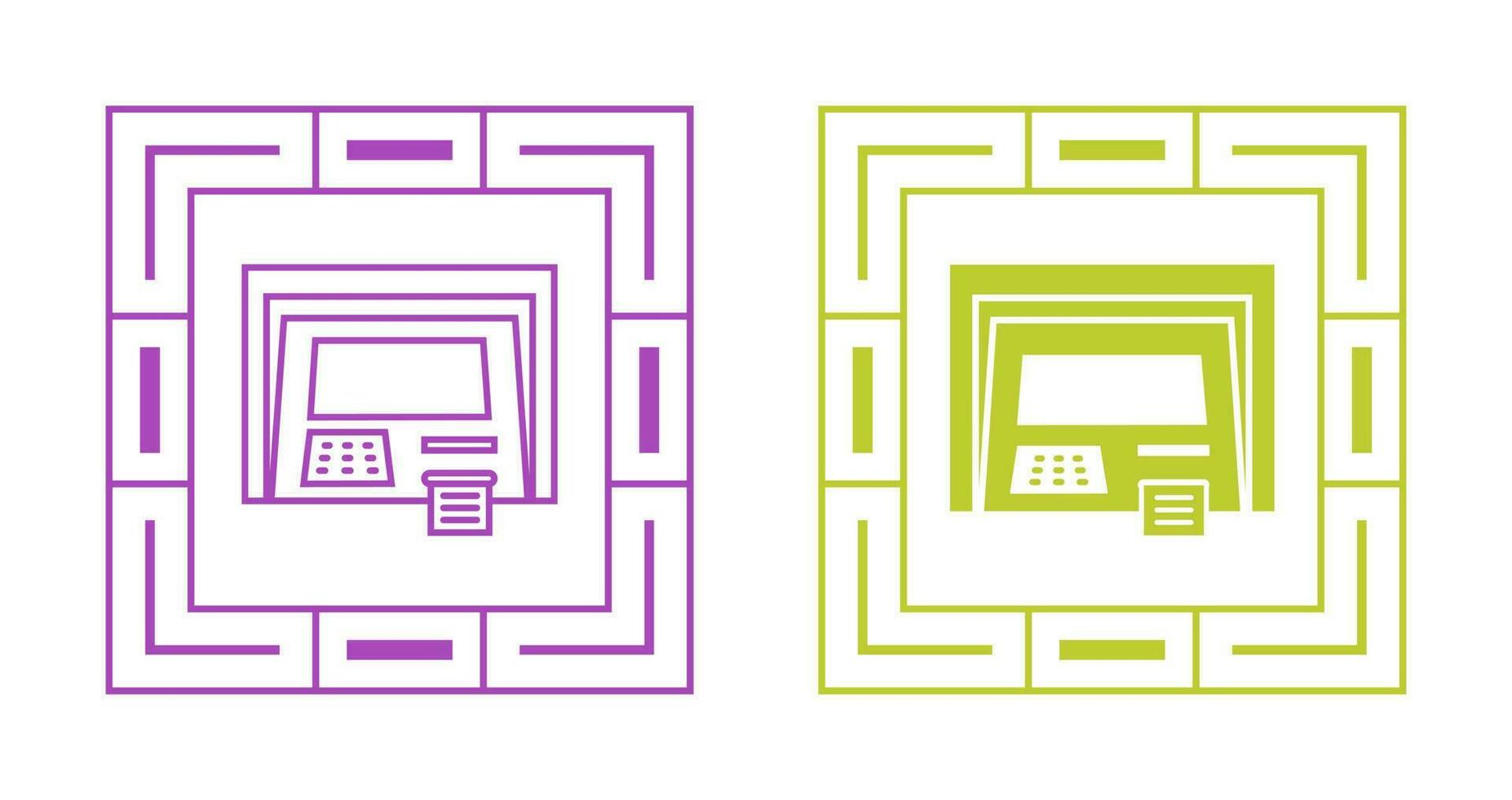 Atm Machine Vector Icon