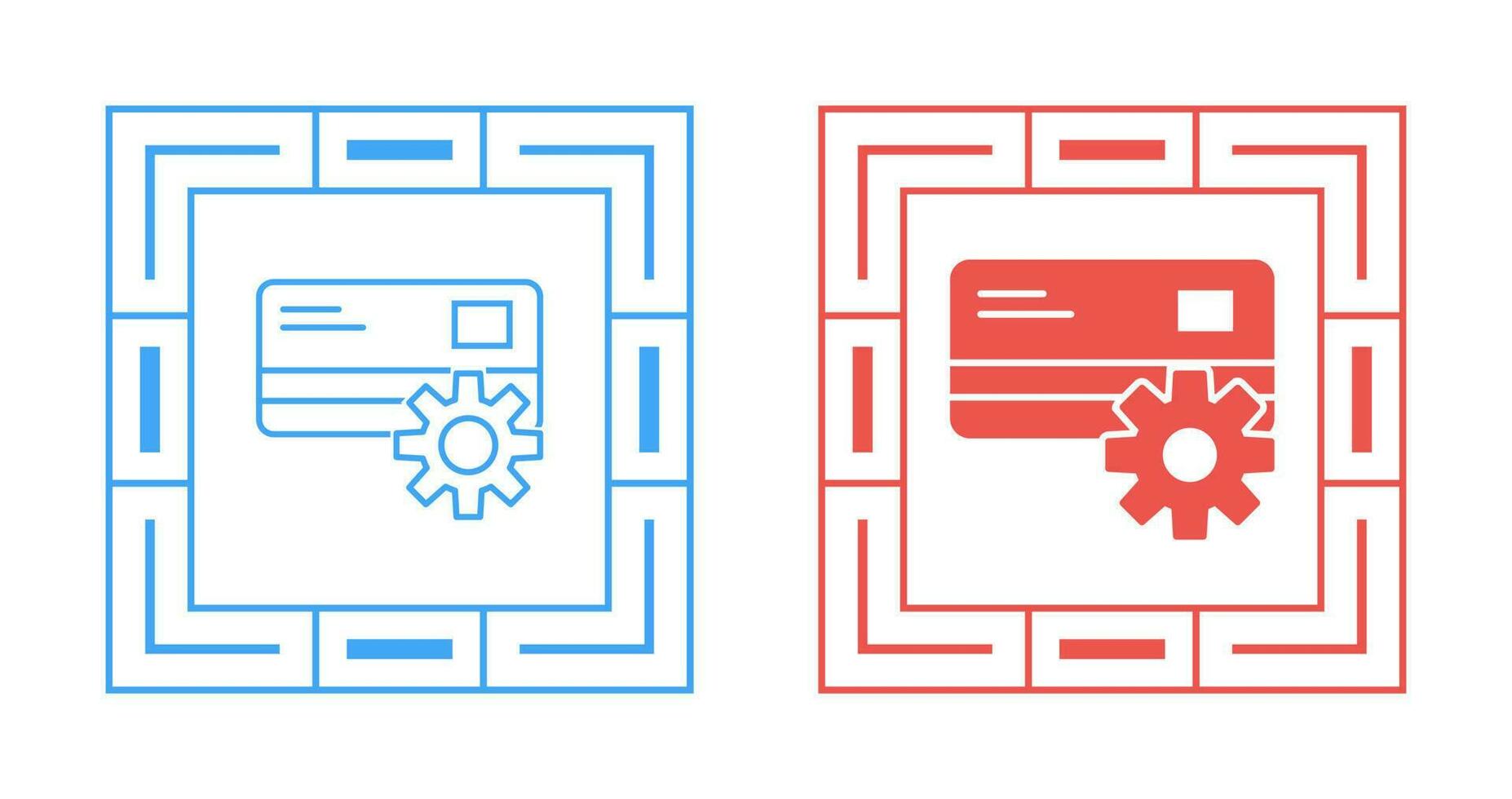 Payment Setting Vector Icon