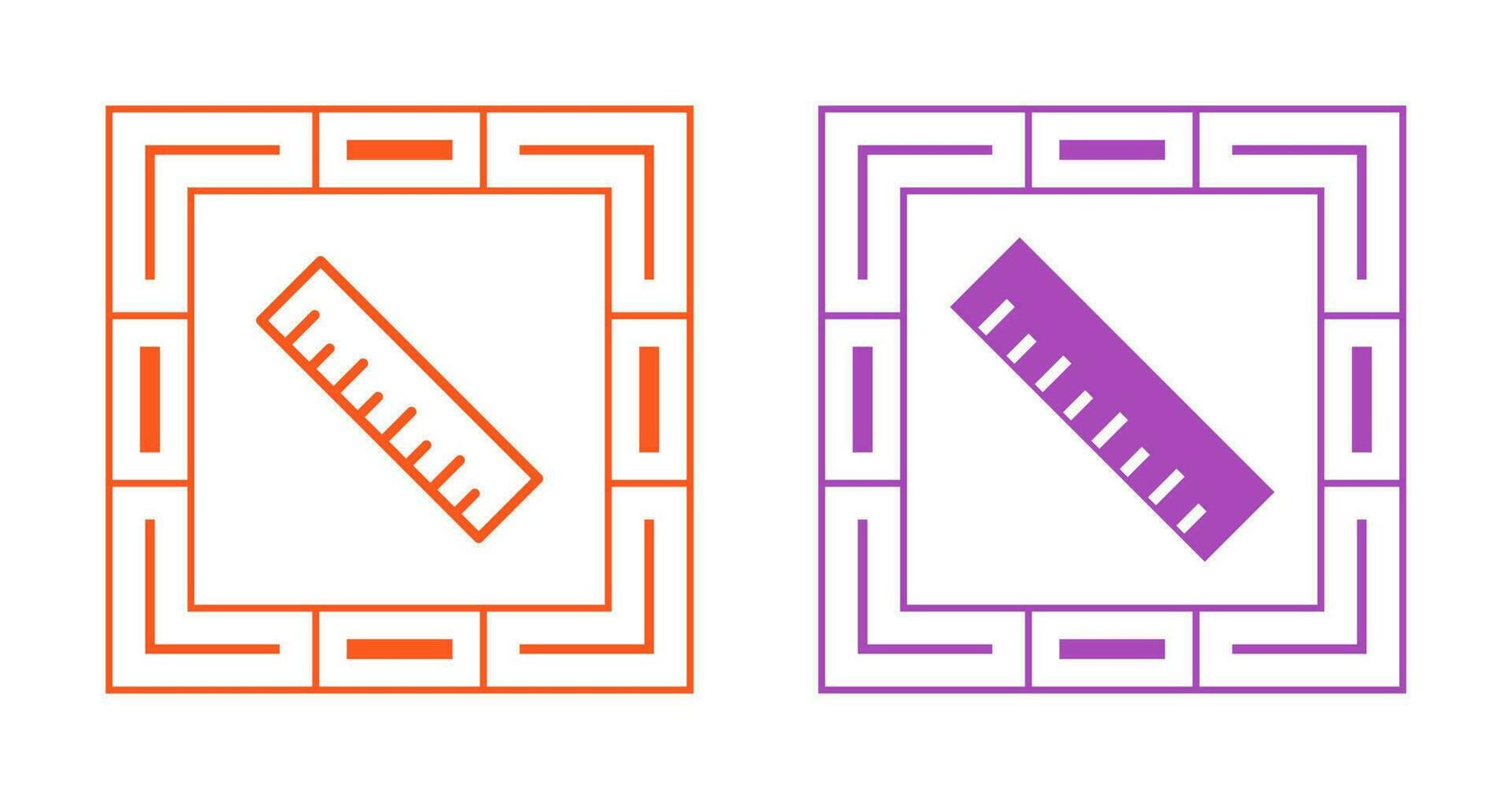 Ruler Vector Icon