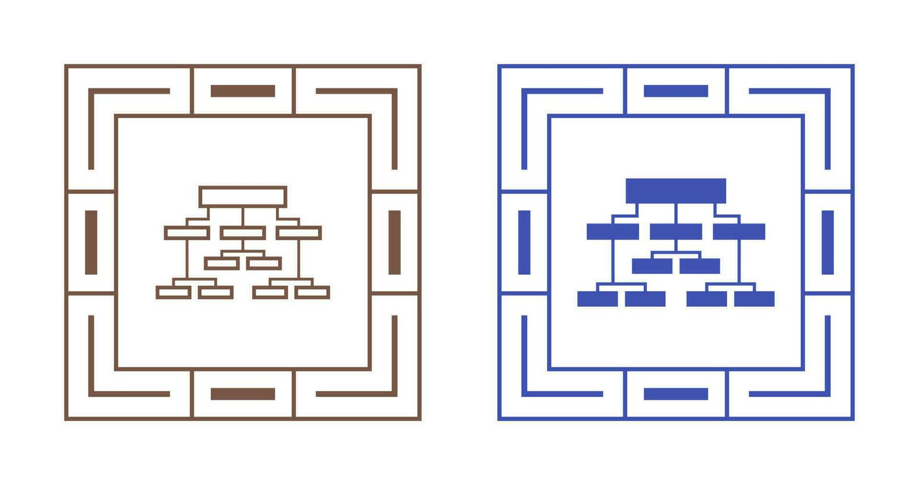 Business Structure Vector Icon