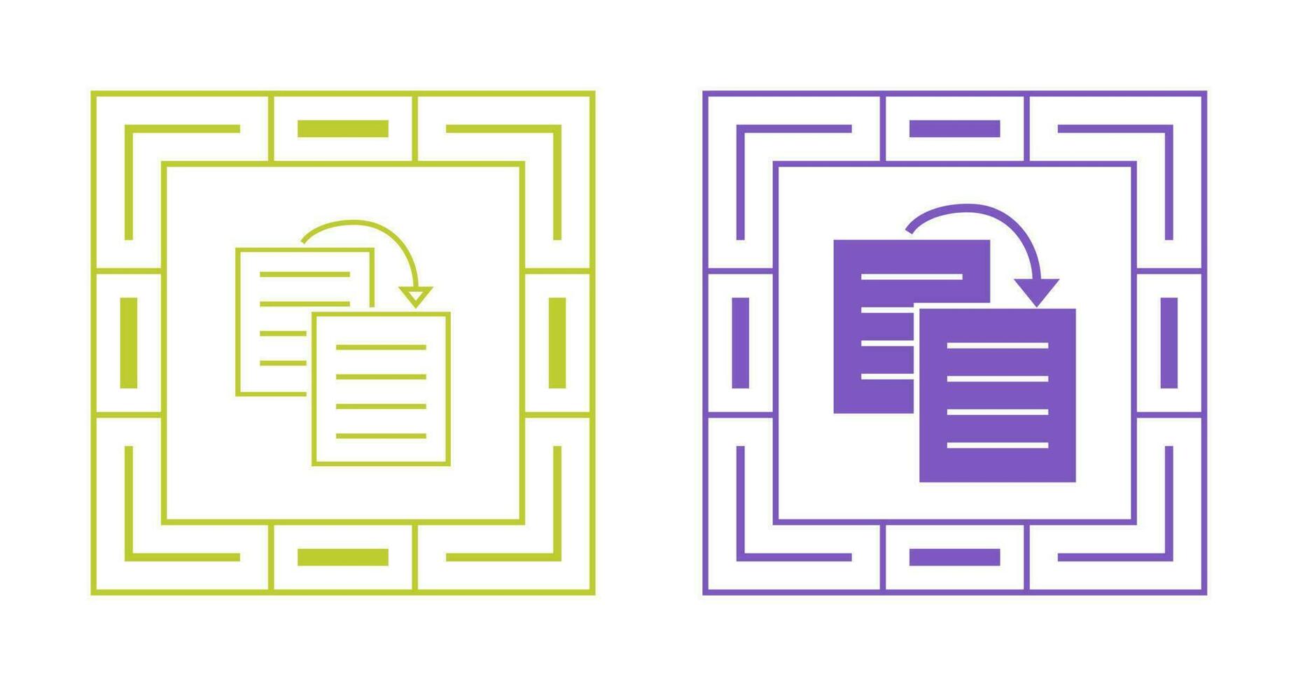 Duplicate Content Vector Icon
