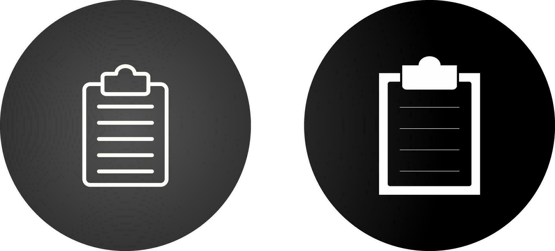 Clipboard List Vector Icon