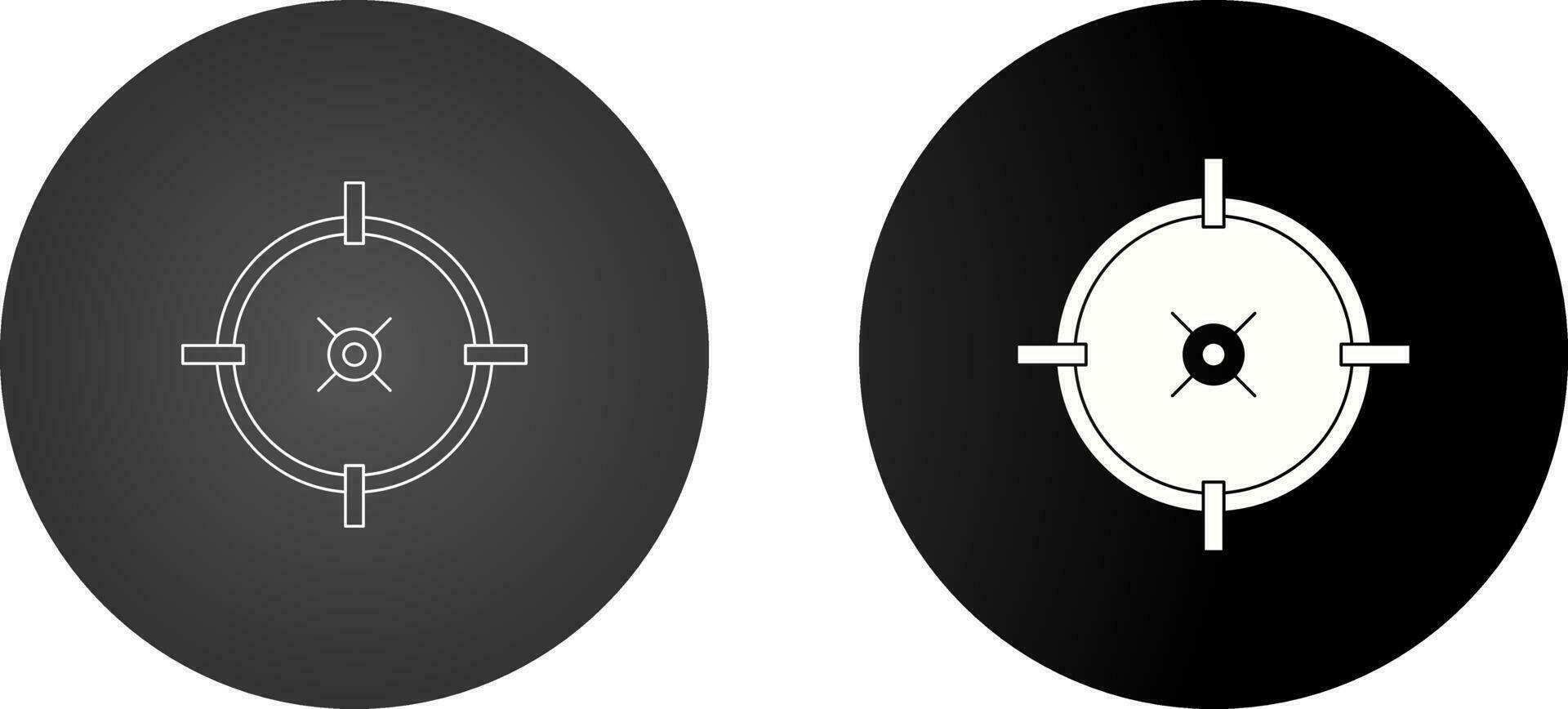 Target Location Vector Icon