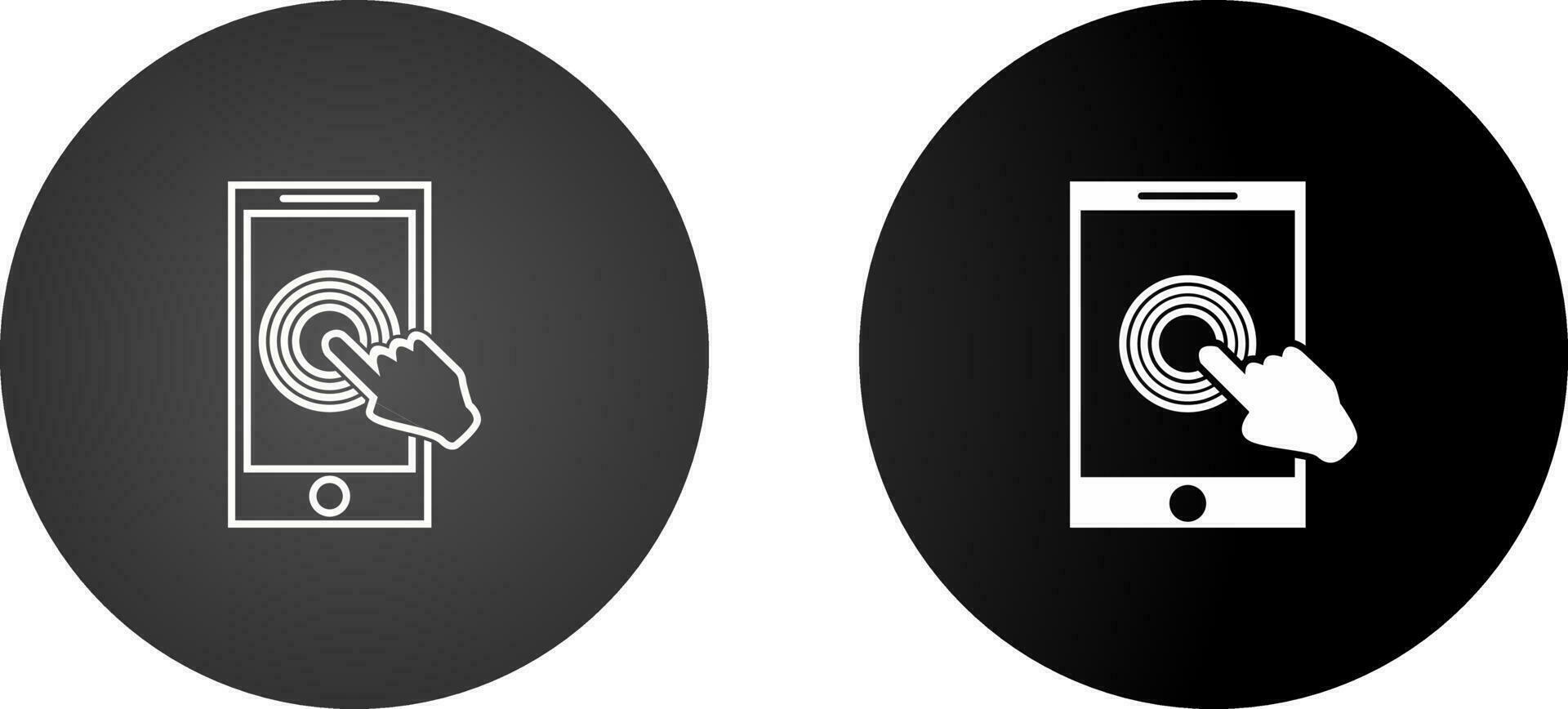 Touch Screen Vector Icon