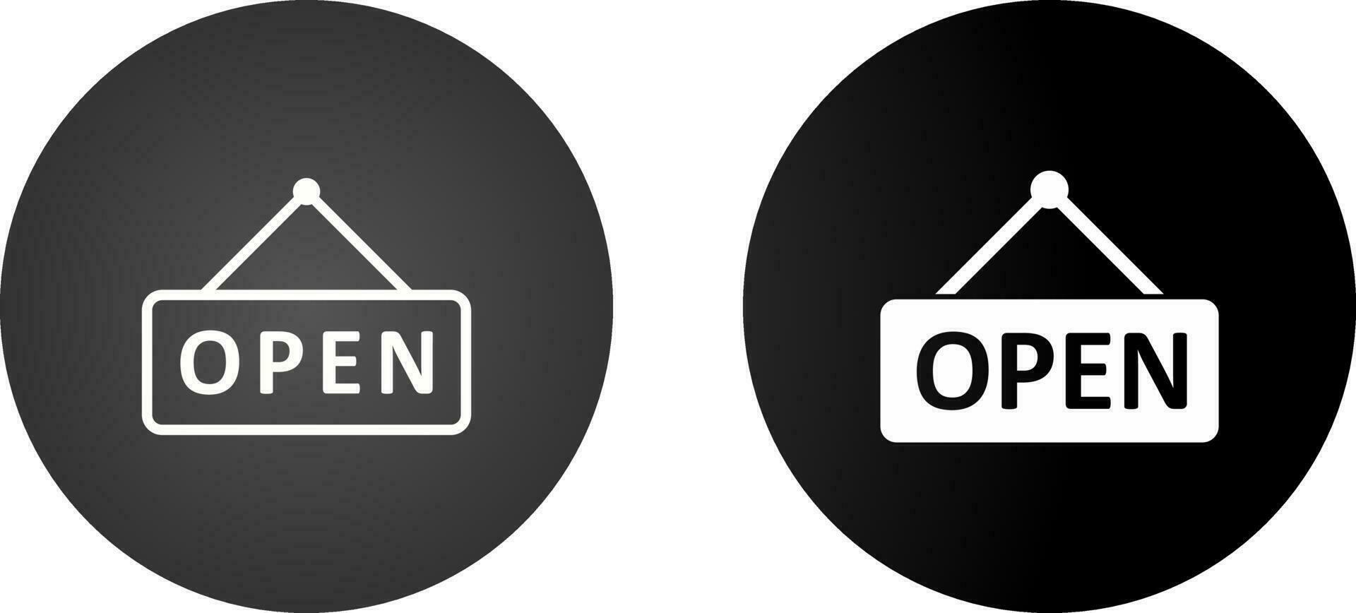 Open Vector Icon