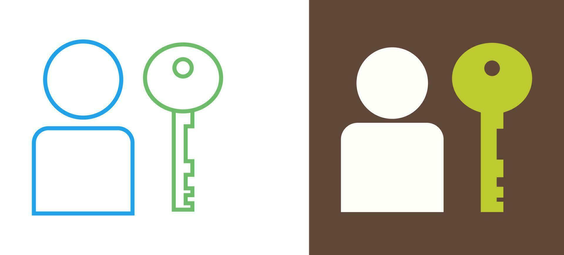 User Authentication Vector Icon